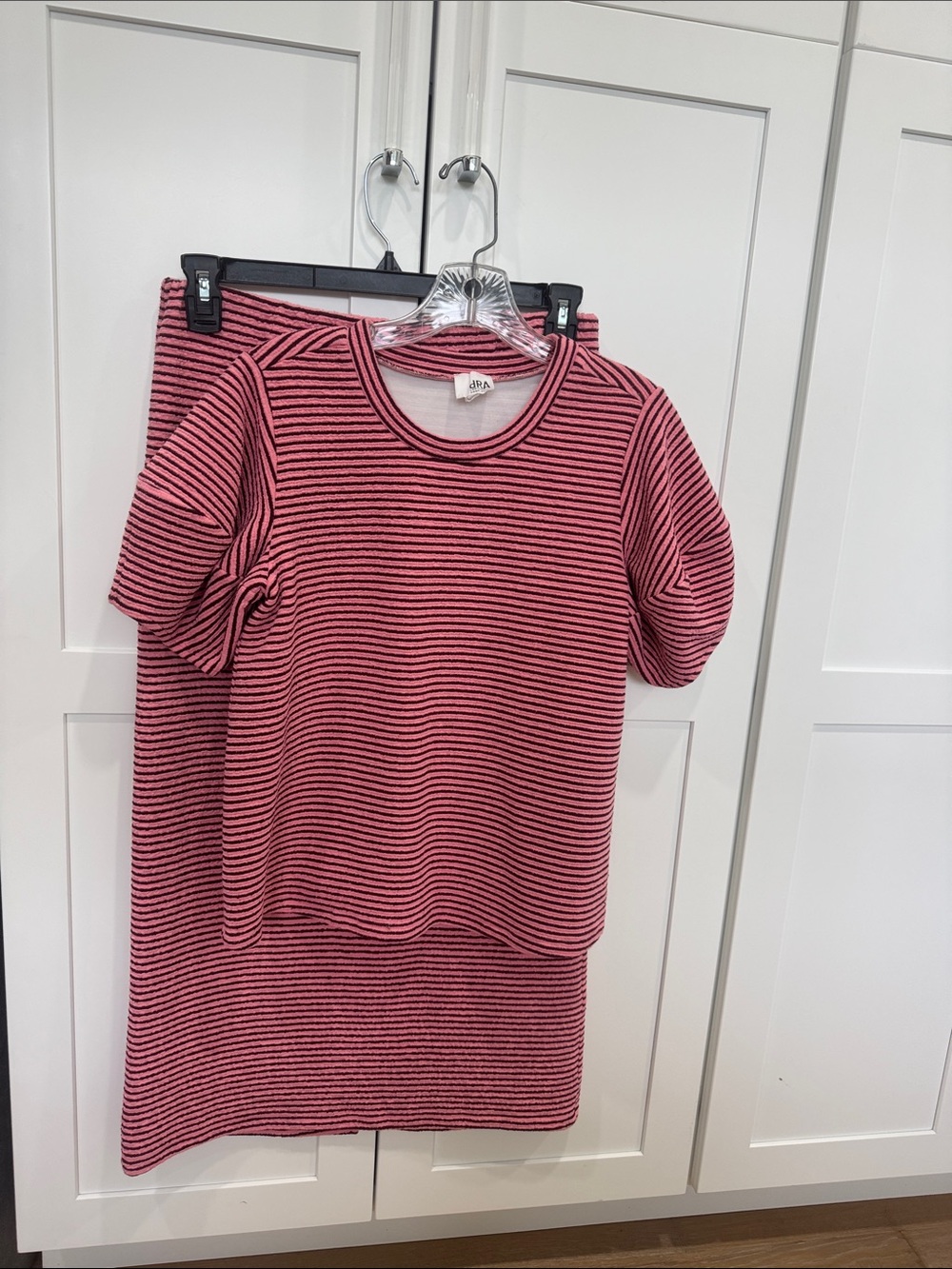 Striped Pink Two-Piece Set - Women